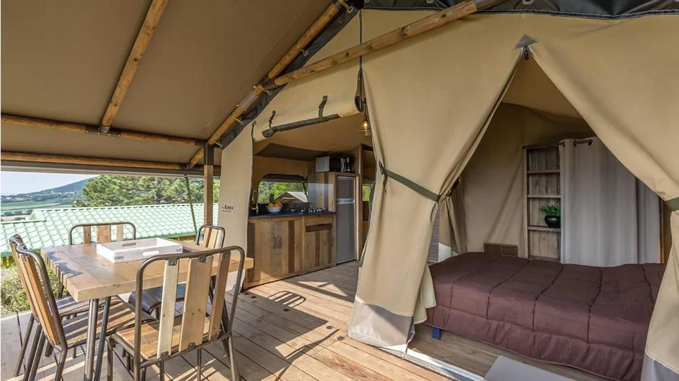 Camping La Vaugelette - Drôme Montclar-sur-Gervanne Rom bilde